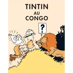 Postal del álbum de Tintín: Tintín en el Congo 300914 (10x15cm)