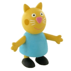 Collectible Figurine Comansi Peppa Pig, Cat Candy 7cm (2013)