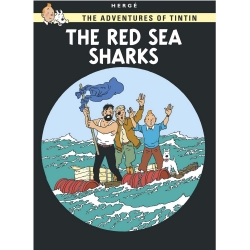 Carte postale album de Tintin: The Red Sea Sharks 34087 (10x15cm)
