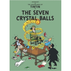 Carte postale album de Tintin: The Seven Crystal Balls 34081 (10x15cm)
