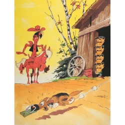 Poster offset Equinoxe Lucky Luke Mousetrap (30x40cm)