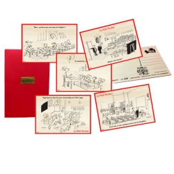 Set de 5 postales en madera colección Akimoff El pequeño Nicolás LPN020 (2019)