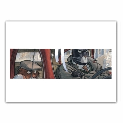 Set of 21 Paper Bookmarks Blacksad, Guarnido Amarillo (50x200mm)