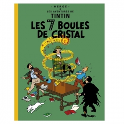Álbum de Tintín: Les 7 boules de cristal Edición fac-similé colores 1948