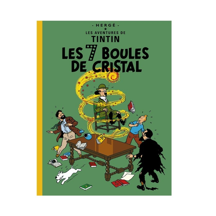 Album Tintin en Amérique colorisé - Couverture Tintin baille - Beaux-Livres
