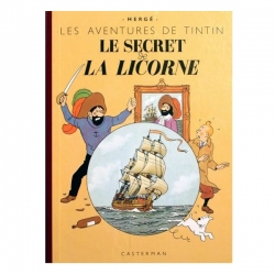 Álbum de Tintín: Le secret de la Licorne Edición fac-similé colores 1943