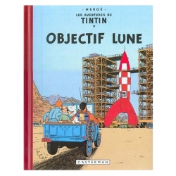 Album de Tintin: Objectif Lune Edition fac-similé couleurs 1953