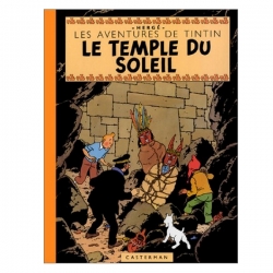 Album de Tintin: Le temple du soleil Edition fac-similé couleurs 1949