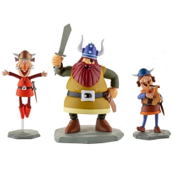 Figurines de collection LMZ Wickie le Viking: Halvar, Gorm et Hulme Nº2 (2020)